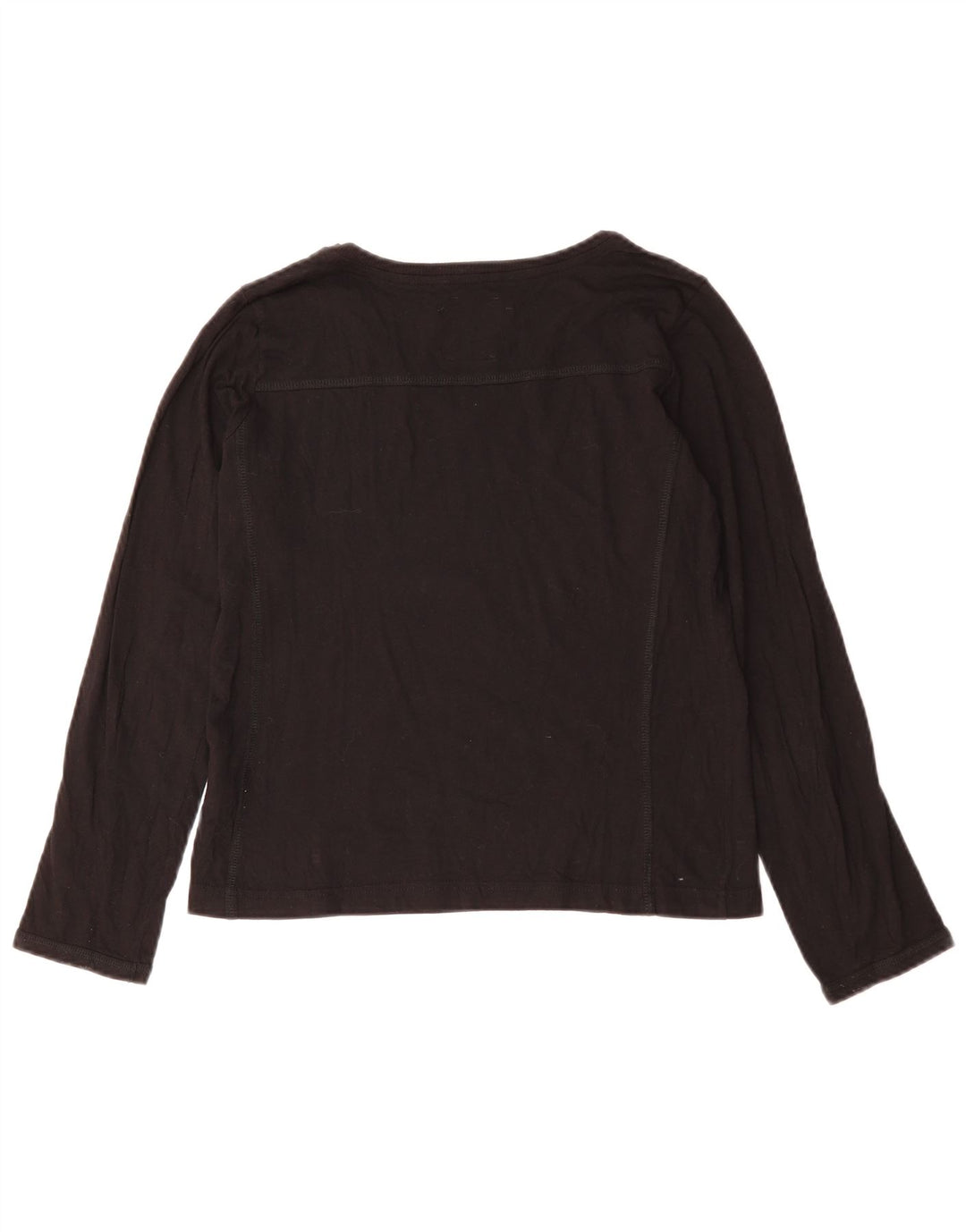 Женский топ CHAMPION Easy Fit с длинными рукавами, Великобритания, 10 маленьких размеров, черный хлопок