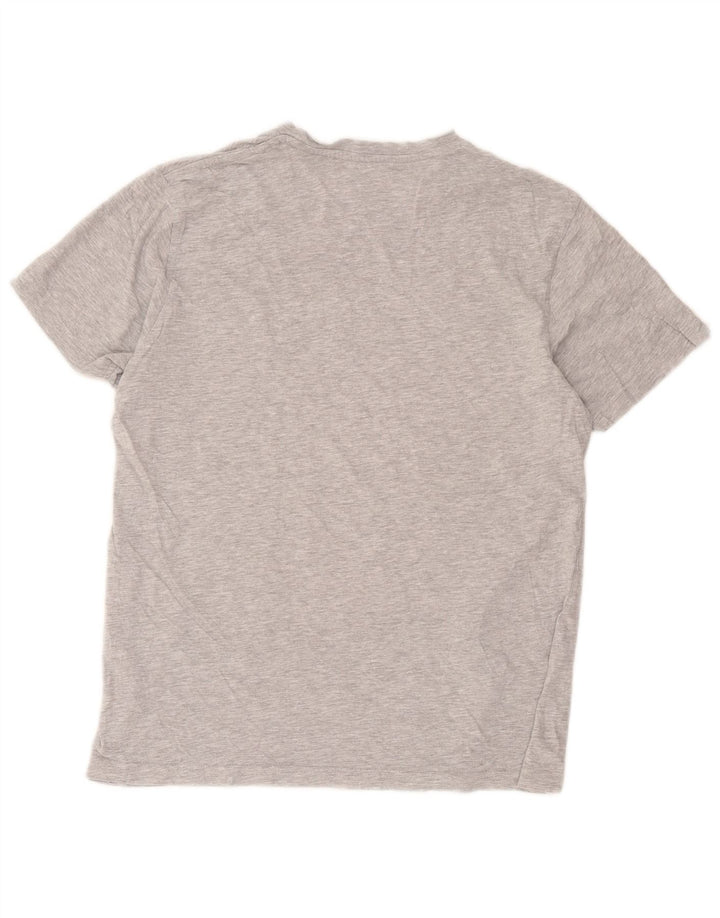 Billabong Мужская футболка с рисунком из хлопка среднего серого цвета с крапинками