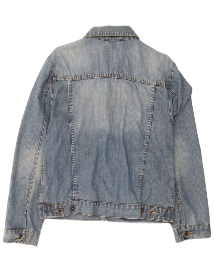 Женская джинсовая куртка Ovisesse UK 16, большой синий хлопок