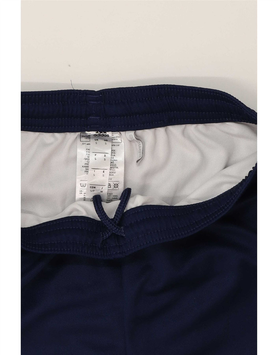 Мужские спортивные шорты Adidas Climalite, маленькие, темно-синие, полиэстер