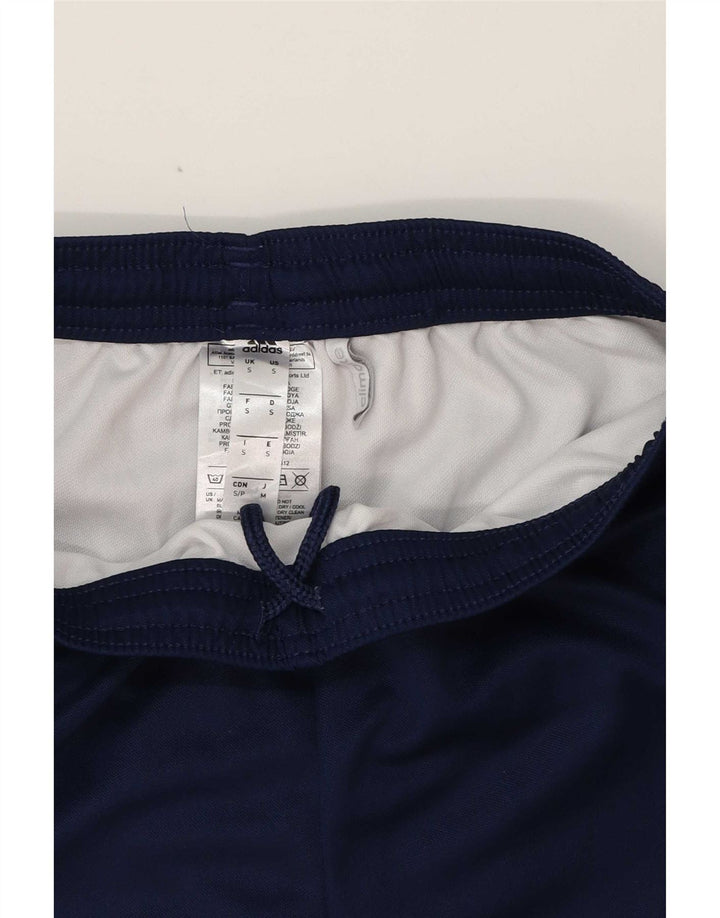 Мужские спортивные шорты Adidas Climalite, маленькие, темно-синие, полиэстер