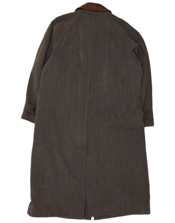 Мужское пальто HUGO BOSS UK 42 XL серое шерстяное