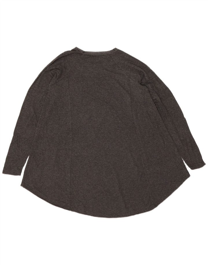 Женская туника с длинными рукавами Zara UK 10, маленькая, серая, вискоза