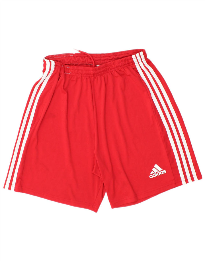 Adidas Мужские спортивные шорты среднего красного цвета
