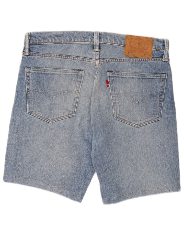 Мужские джинсовые шорты Levi's 511 W32, средний синий хлопок