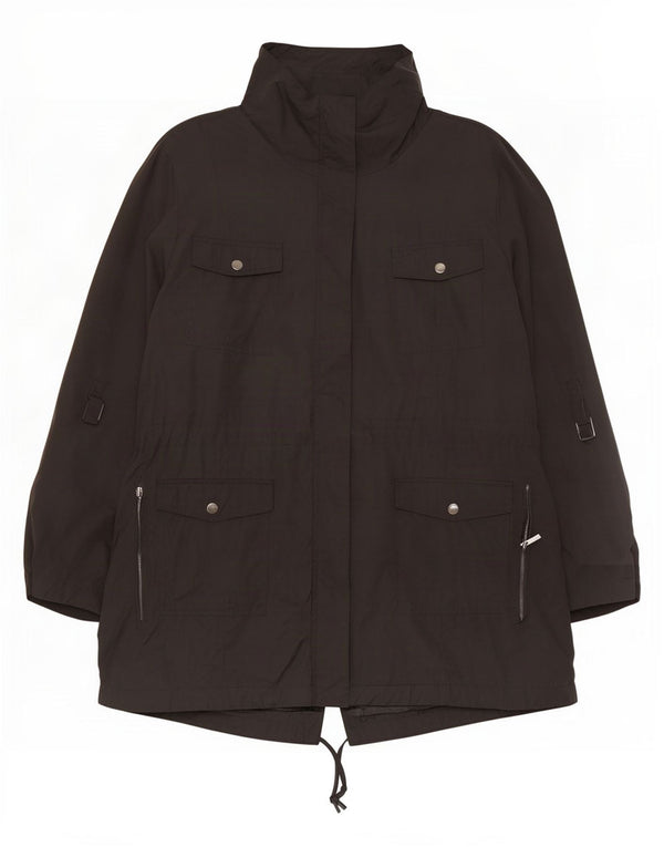 Женская парка оверсайз Marks & Spencer Autograph UK 20 2XL, черная