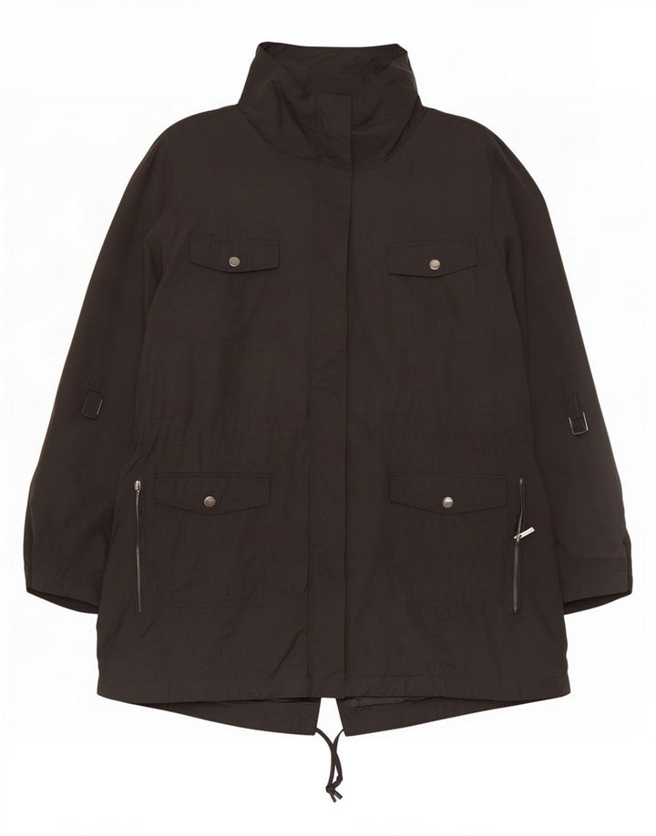 Женская парка оверсайз Marks & Spencer Autograph UK 20 2XL, черная