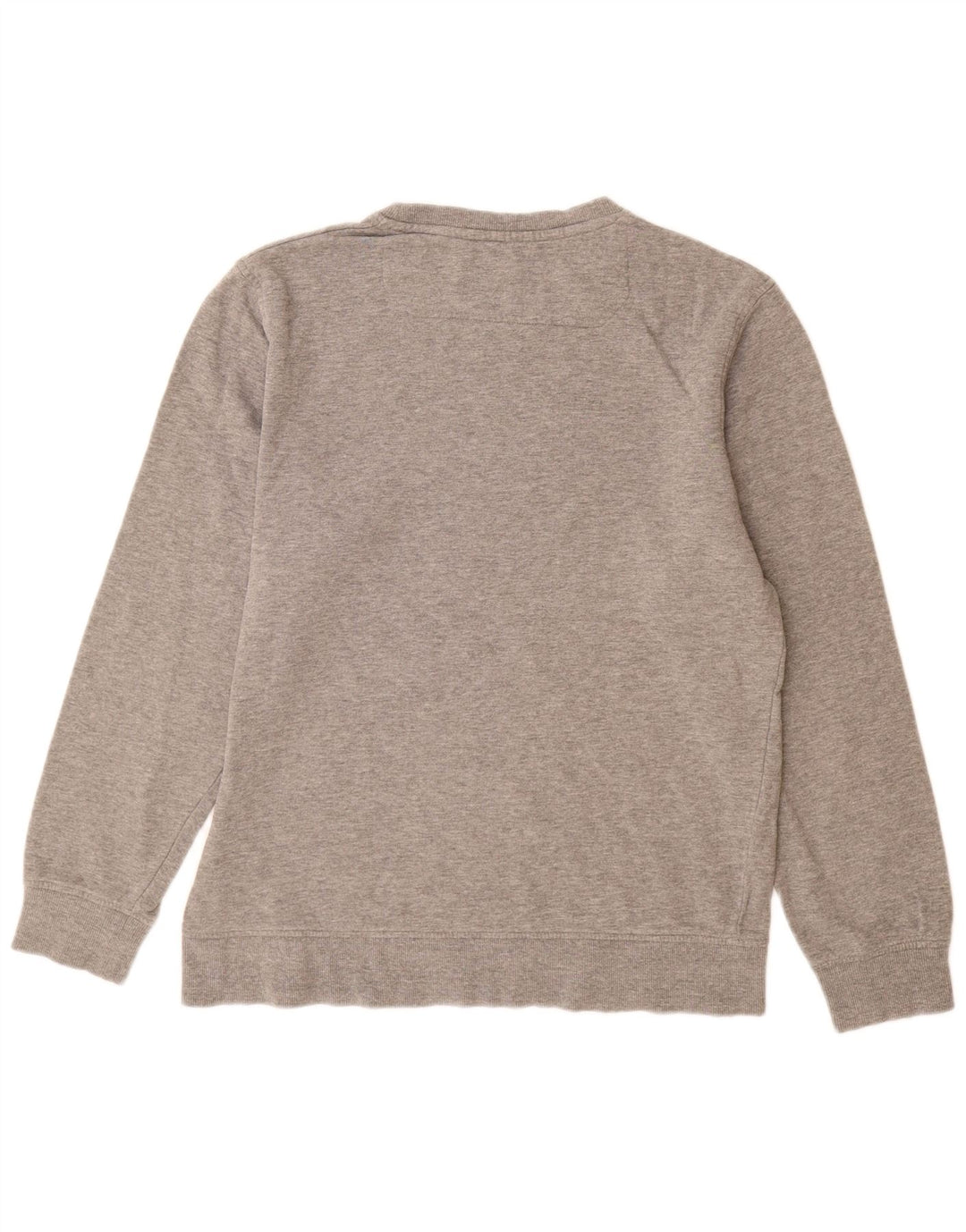 Мужской свитшот с рисунком Jack & Jones, большой серый хлопковый джемпер