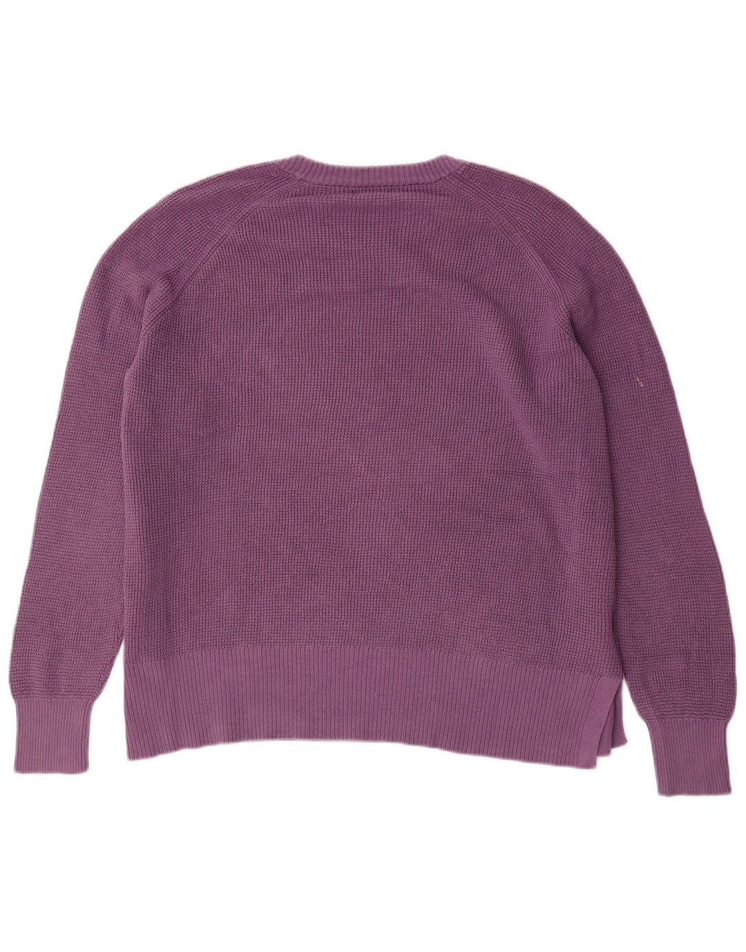EDDIE BAUER Женский свободный джемпер с круглым вырезом UK 18 XL Фиолетовый