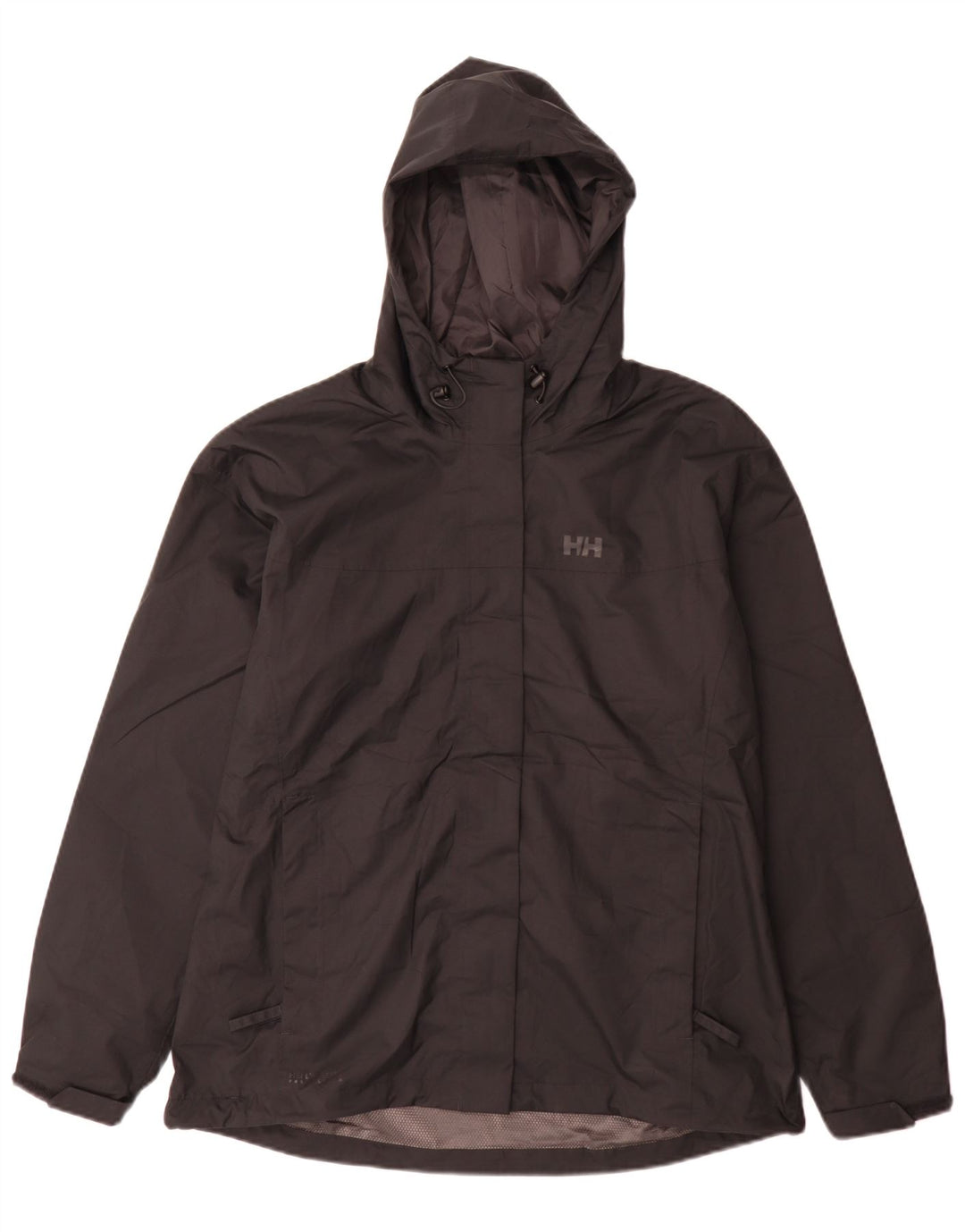 Женская дождевик с капюшоном Helly Hansen UK 18 XL, черный полиэстер