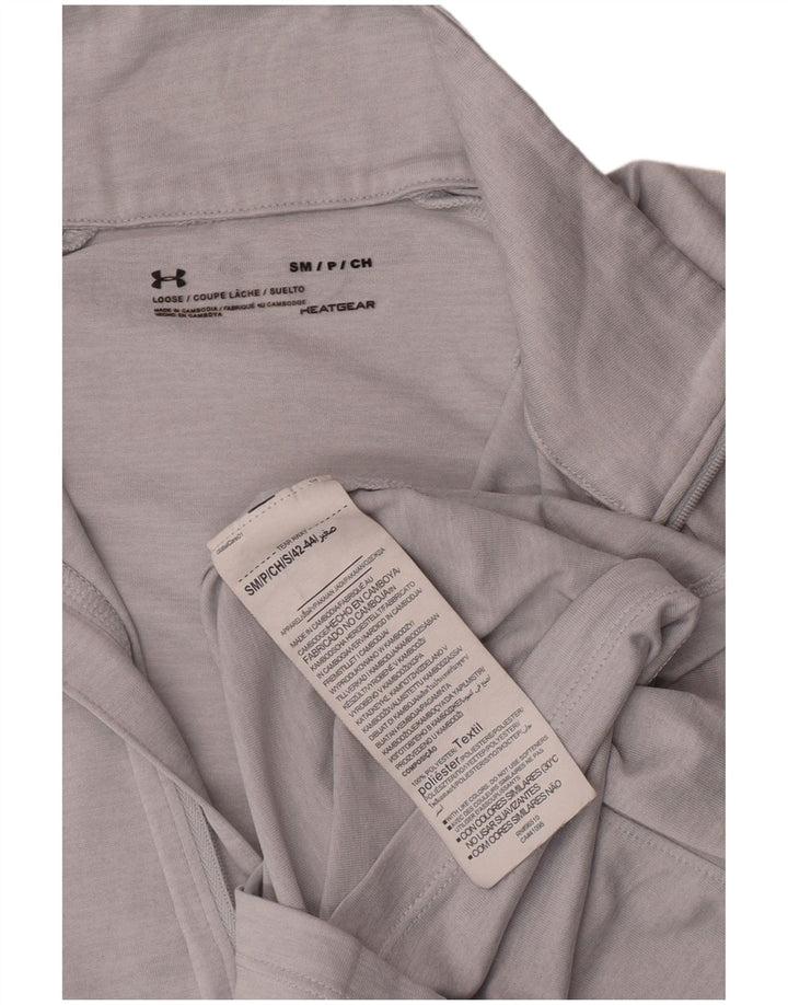 Женский спортивный пуловер Under Armour Heat Gear, топ UK 10, маленький серый цвет