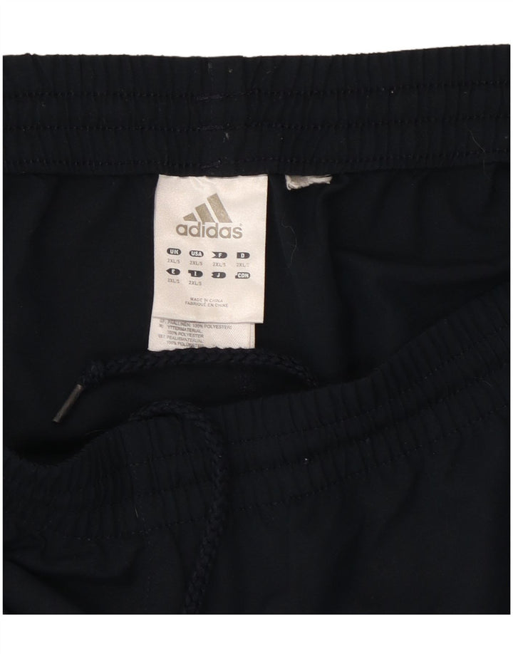 Мужские спортивные брюки Adidas 2XL темно-синие из полиэстера
