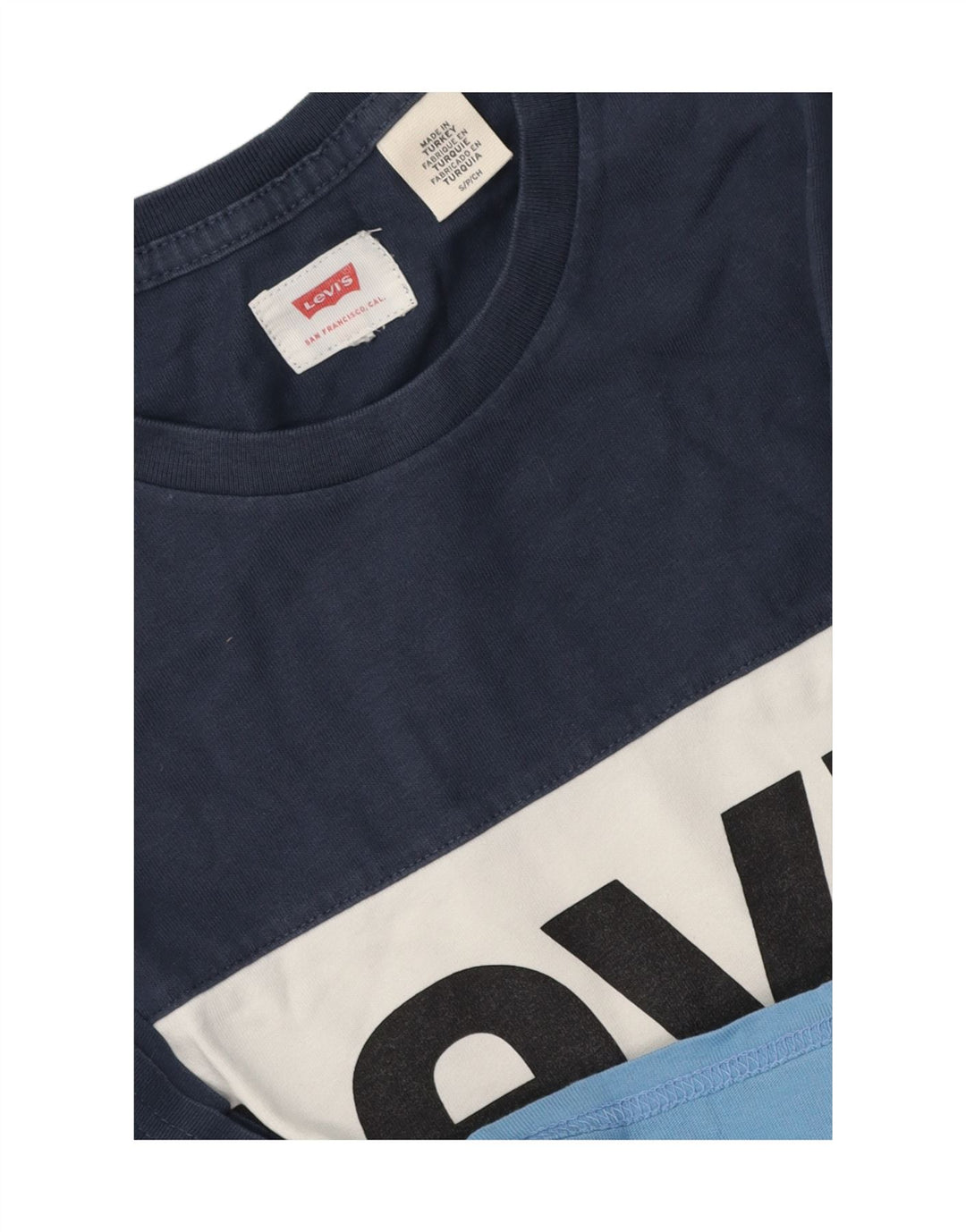 Мужская футболка с рисунком Levi's, маленькая, разноцветная, с цветными блоками