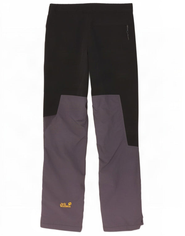 Jack Wolfskin Мужские брюки-карго для походов, маленькие W30 L29, серые с цветными блоками