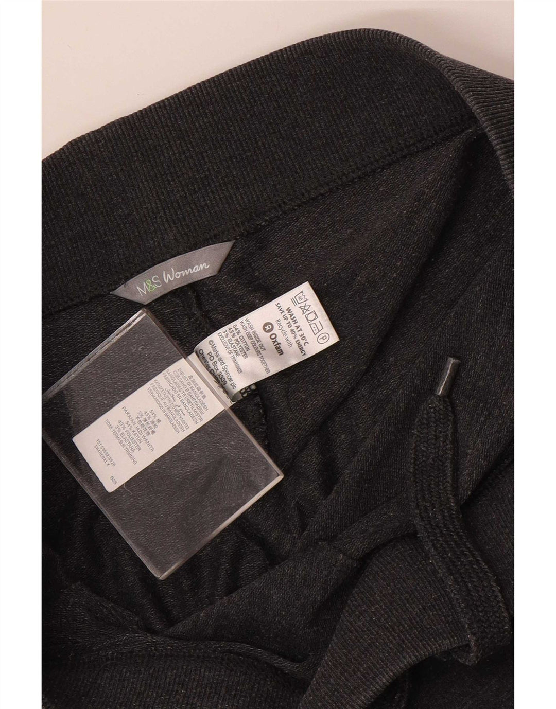 Женские спортивные брюки Marks & Spencer UK 10, маленькие серые, хлопковые