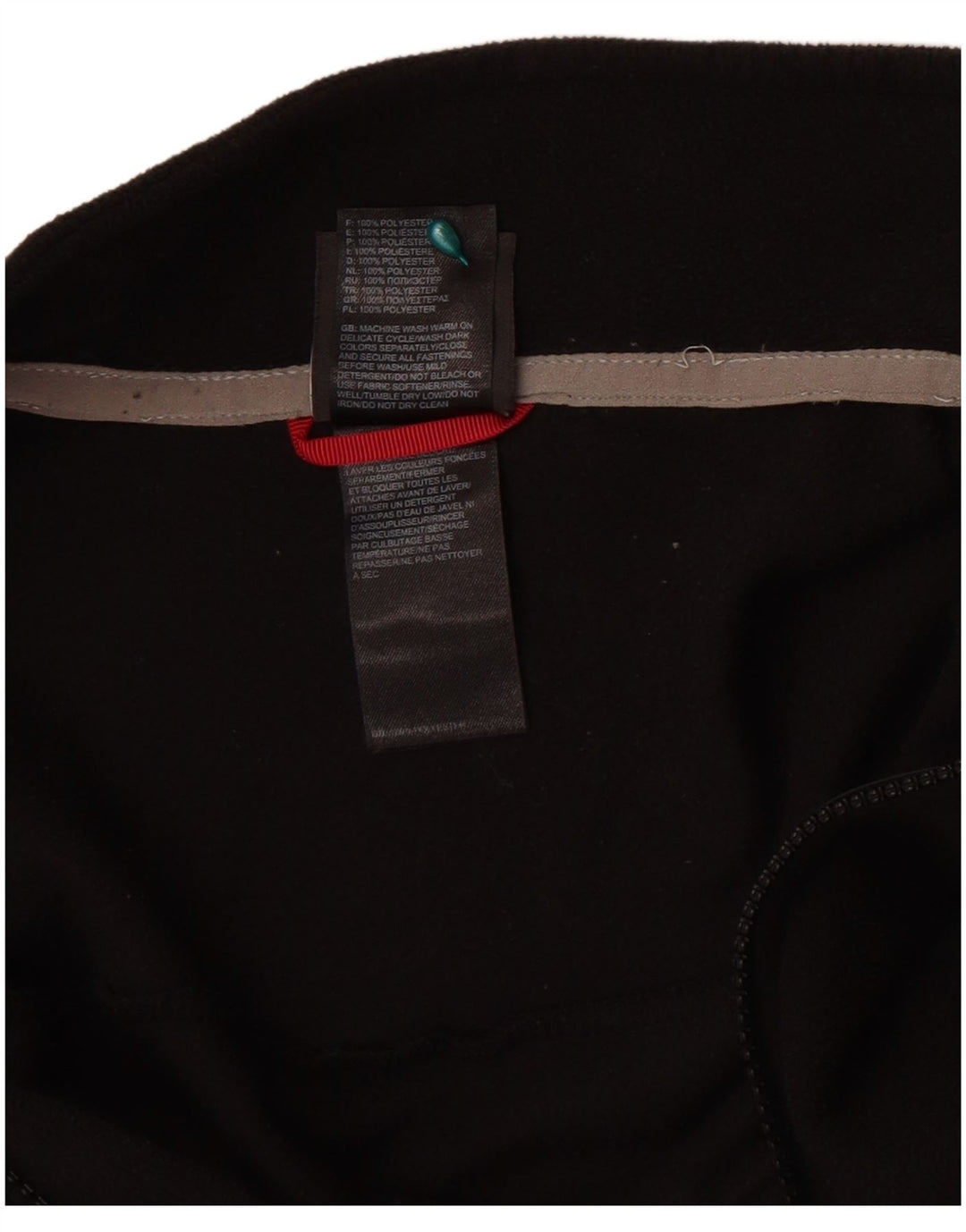 Мужская флисовая куртка The North Face UK 40, большая, черная, полиэстер
