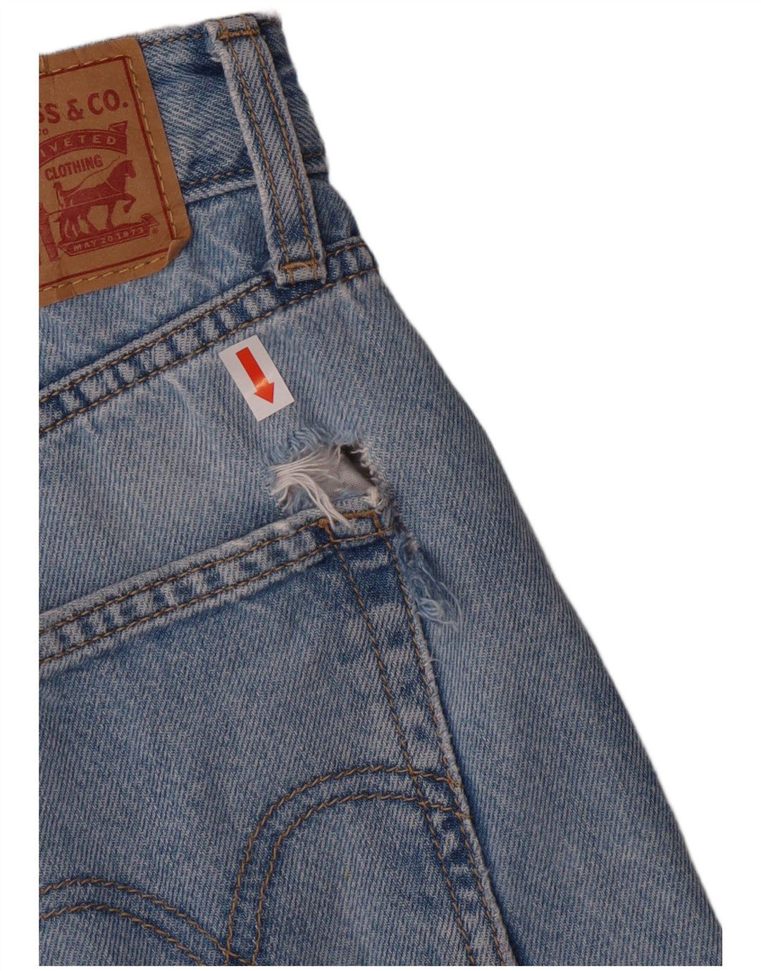 Женский комбинезон LEVI'S Узкие джинсы W25 L26 Синий