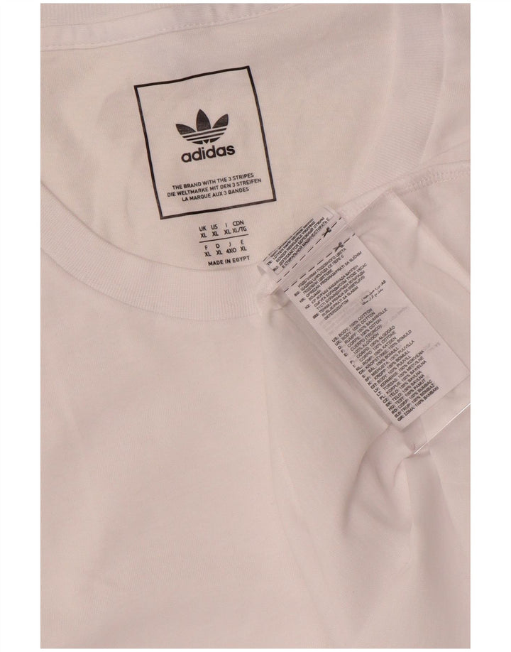 Мужская футболка Adidas Top XL, белый хлопок
