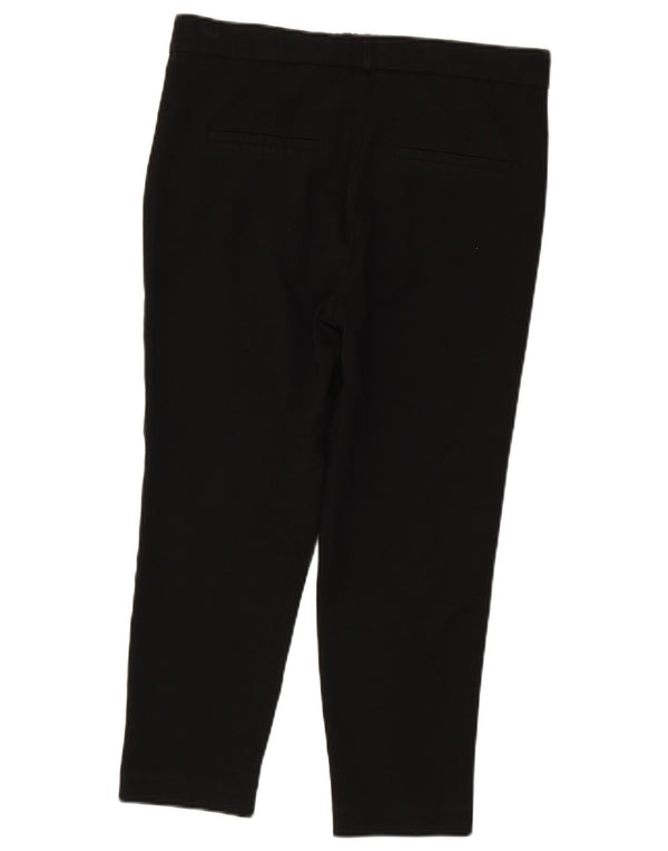 Женские узкие брюки чинос Zara XS W24 L22, черные полиэстер с цветными блоками