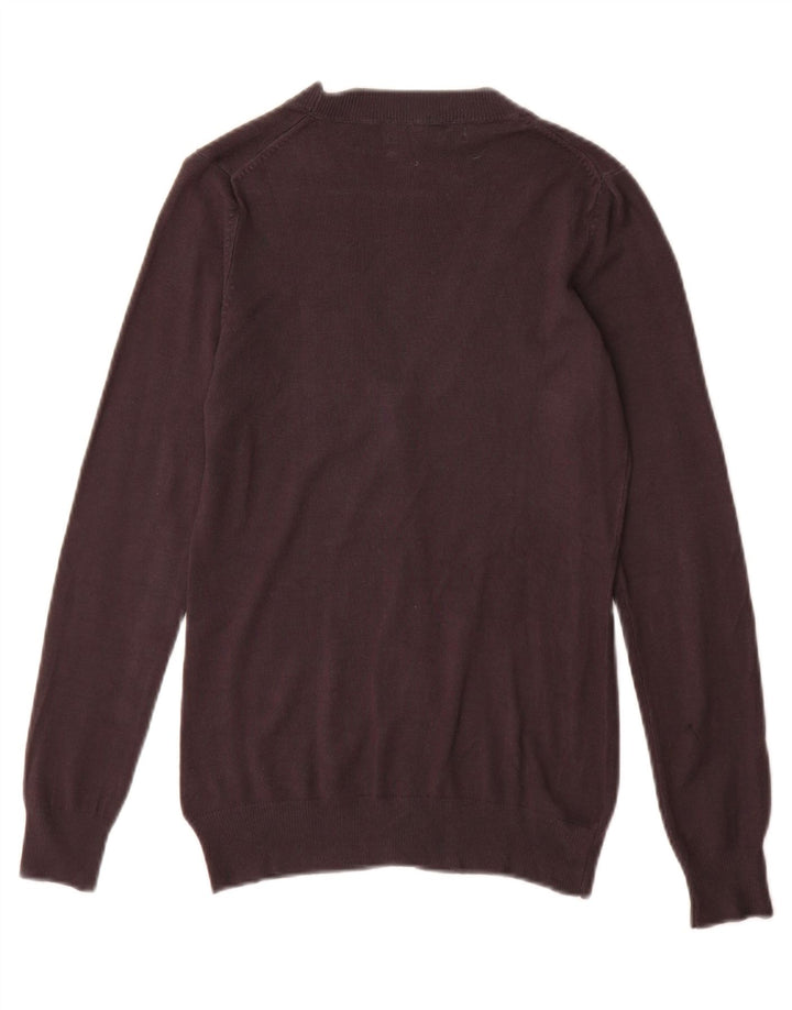 Женский кардиган Zara UK 12, вискоза среднего серого цвета