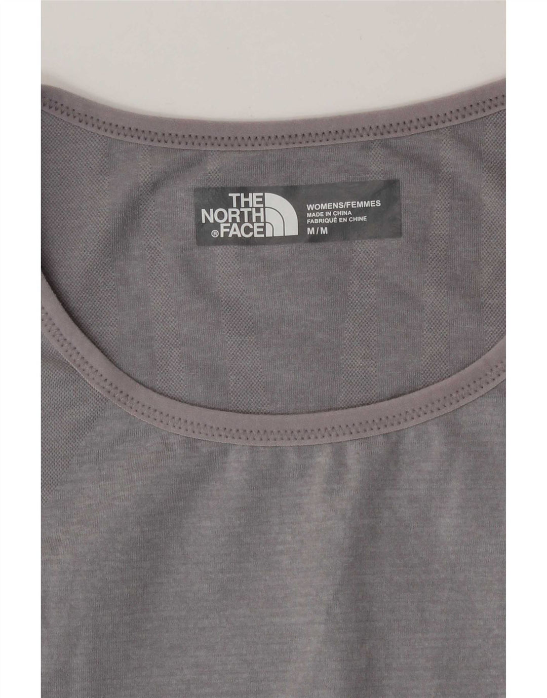 Женская футболка The North Face Top UK 12, средний серый цвет с цветными блоками