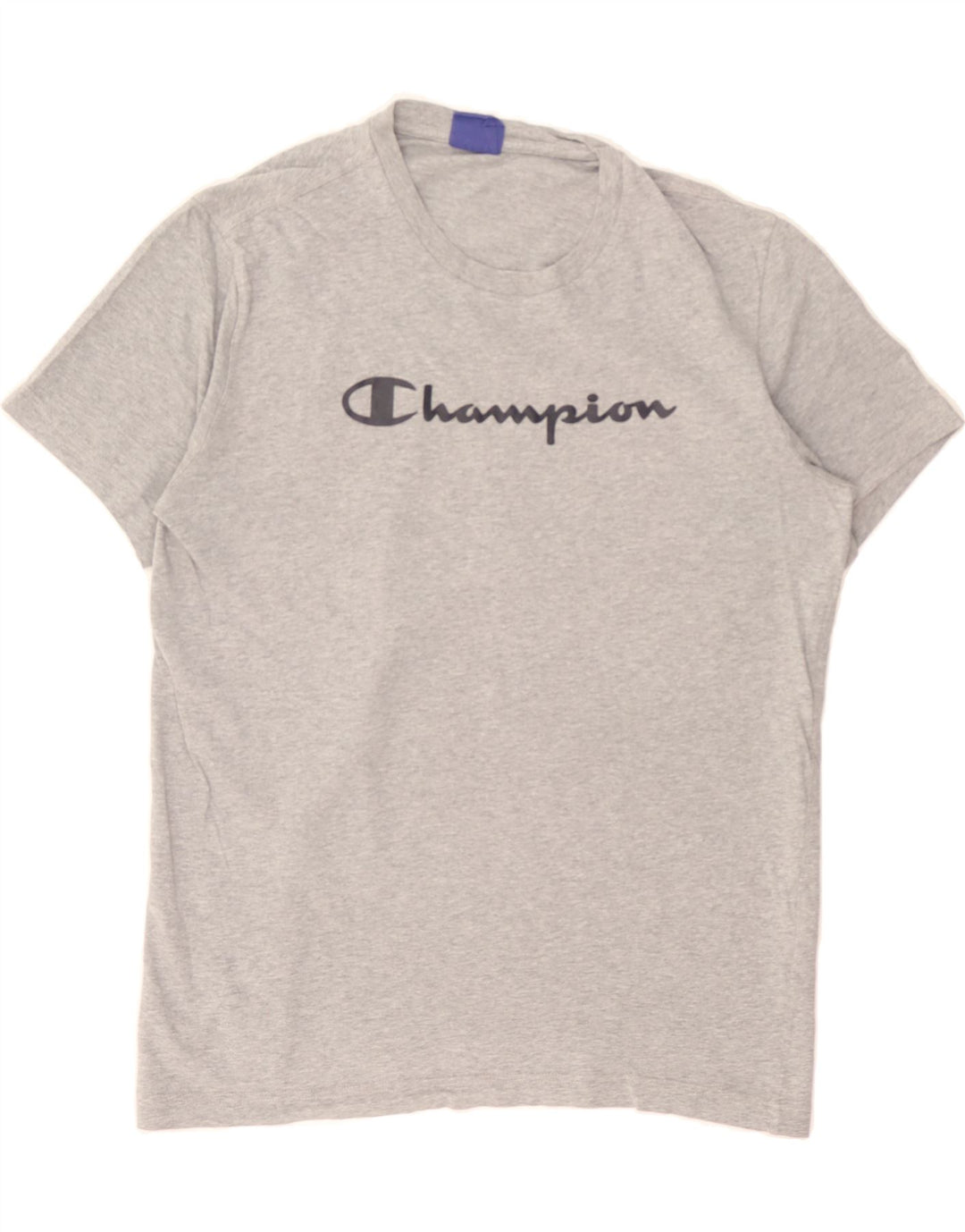 CHAMPION Mens Graphic T-Shirt Top Medium Grey Cotton Vintage Champion and Second-Hand Champion from Messina Hembry 