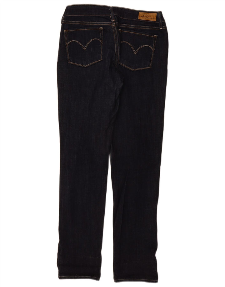 Женские узкие джинсы Levi's W27 L31 темно-синего цвета, хлопок