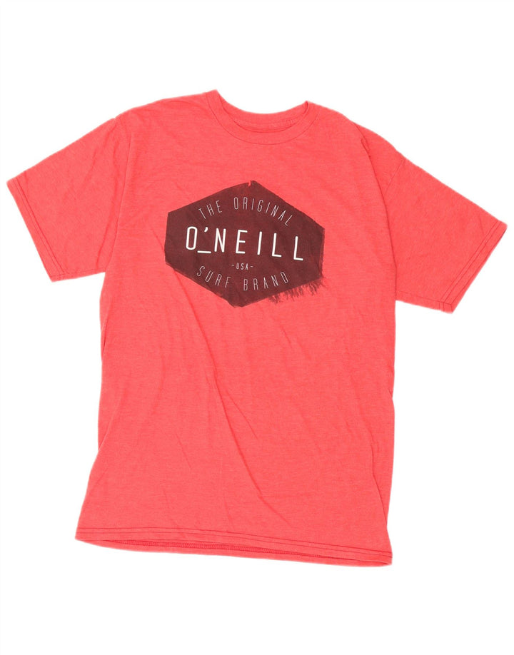Мужская футболка O'Neill Modern Fit с графическим рисунком, средний красный хлопковый топ