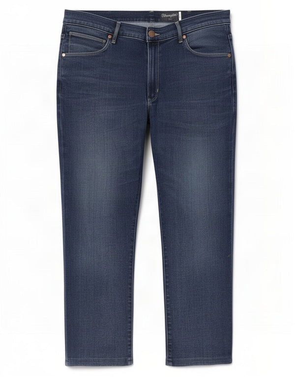 Мужские джинсы Wrangler Larston Slim W36 L28, синий хлопок