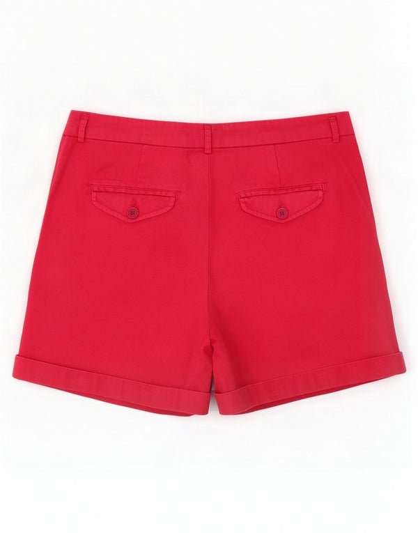 Женские шорты чинос Benetton UK 10, маленькие W30, розовый хлопок