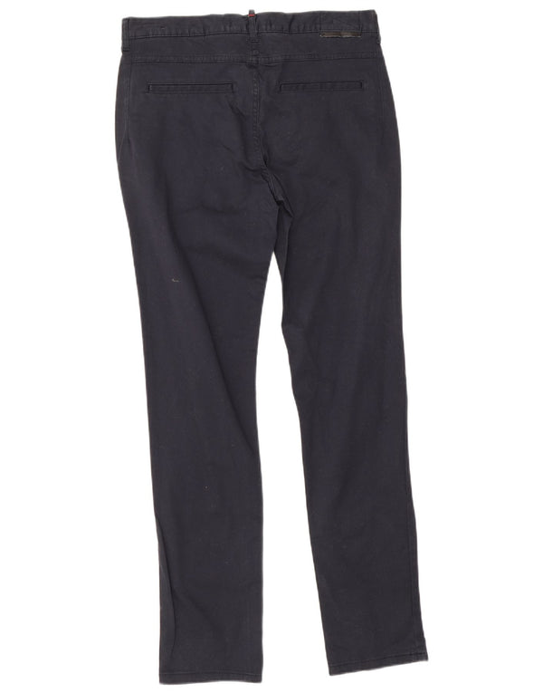 Мужские брюки-чиносы Zara Slim Fit EU 40 Medium W31 L30 Темно-синие, хлопок