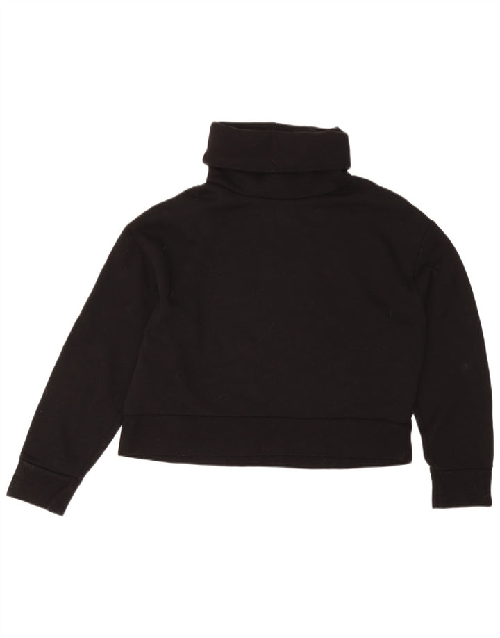 Женская блузка Zara Top UK 16, большой черный хлопок