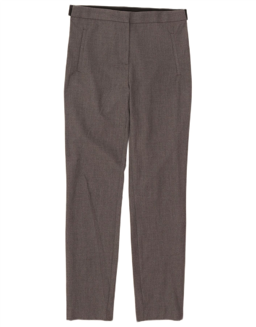 Женские узкие костюмные брюки Zara Medium W28 L27, серый полиэстер