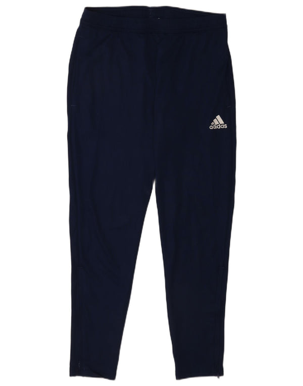 Мужские спортивные брюки Adidas Aeroready, большие темно-синие брюки из полиэстера