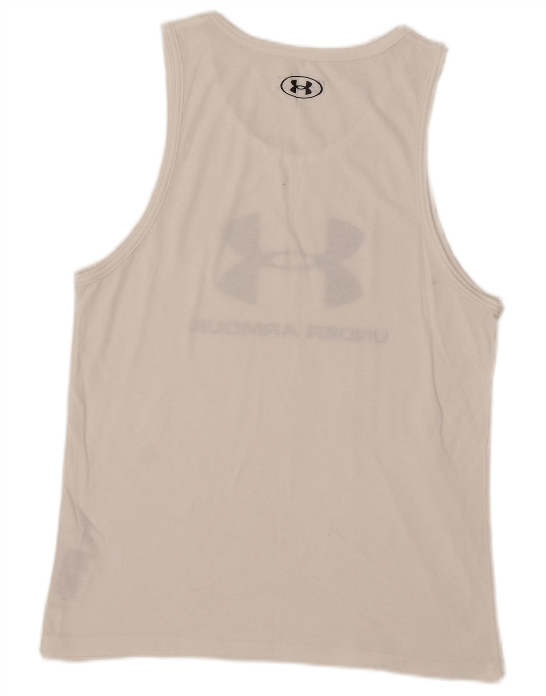 Мужской жилет с графическим рисунком Under Armour Heat Gear, средний белый хлопковый топ