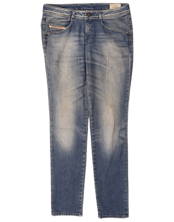Женские джинсы скинни Diesel Clushy W31 L32, синие, хлопок