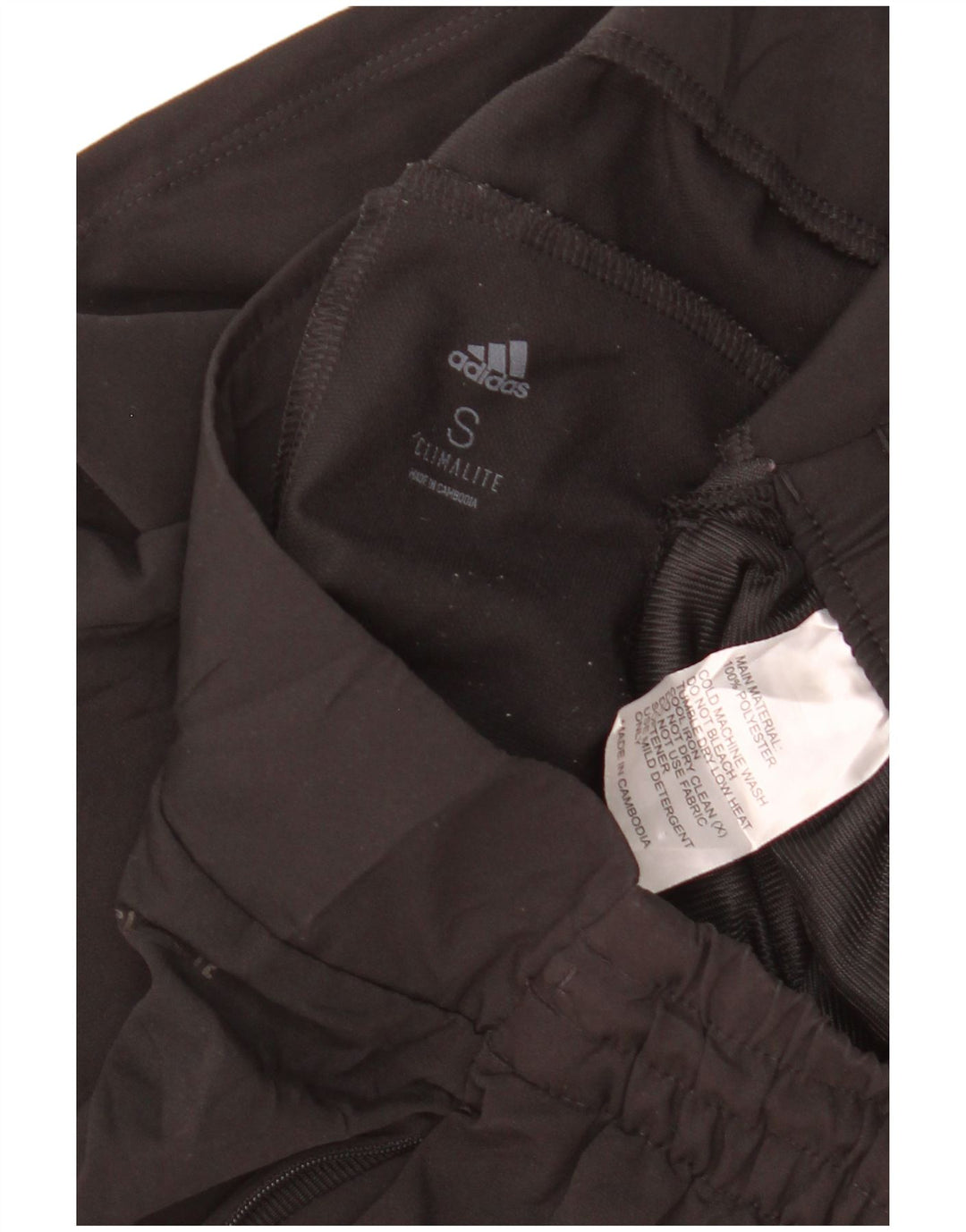 Женские спортивные шорты Adidas Climalite UK 10, маленькие черные из полиэстера
