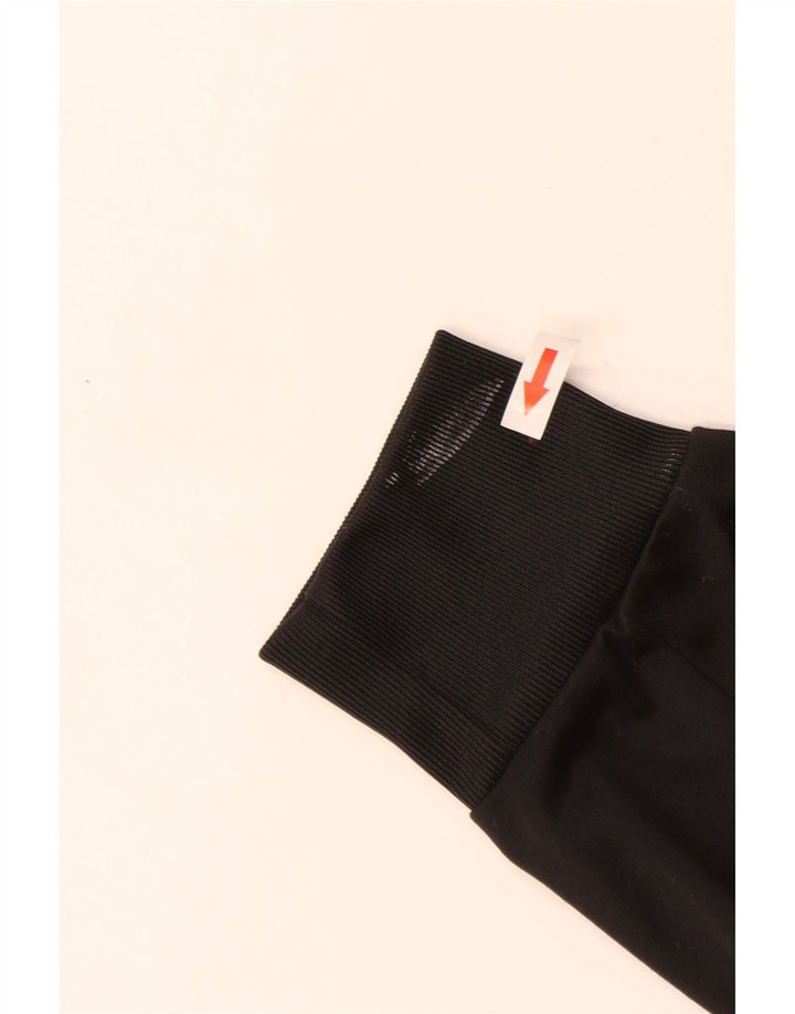 Мужская спортивная куртка Adidas UK 36/38, маленький черный полиэстер