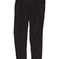 TRUSSARDI Womens Slim Trousers W27 L28 Black Cotton