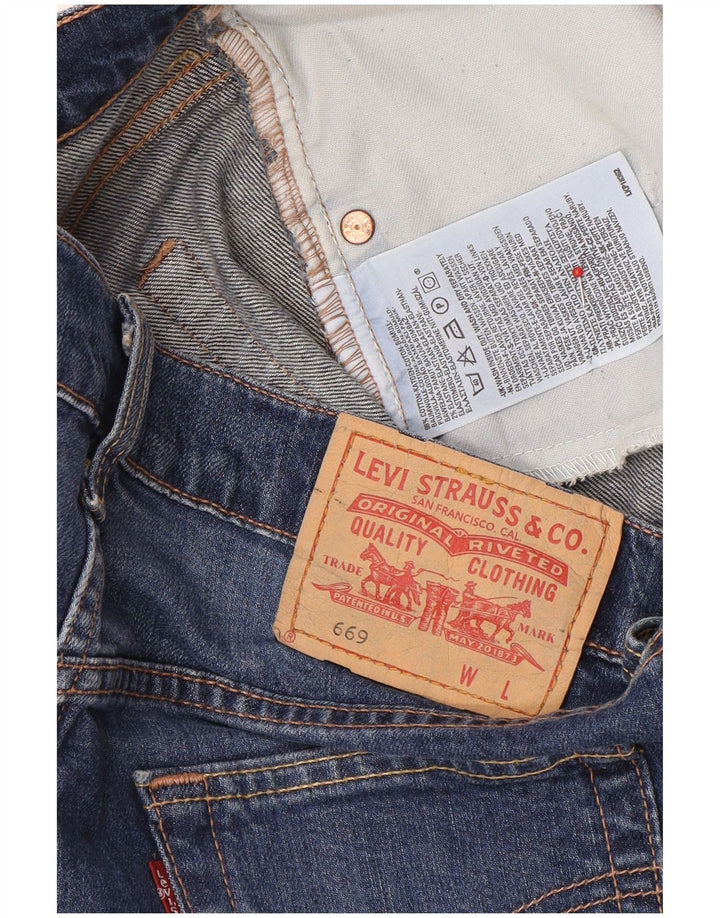 Женская мини-юбка джинсовая Levi's 669 W32, большая, темно-синяя, хлопок