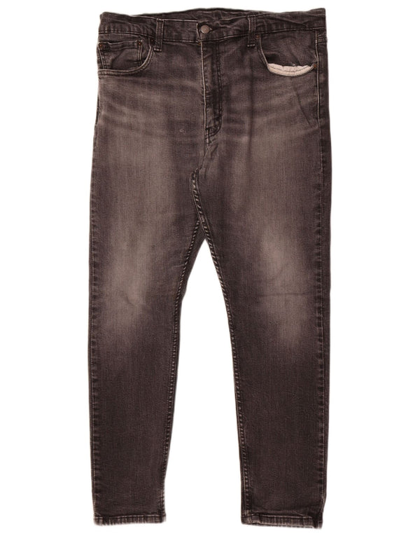 Мужские зауженные джинсы Levi's 512 W38 L30 серые, хлопок