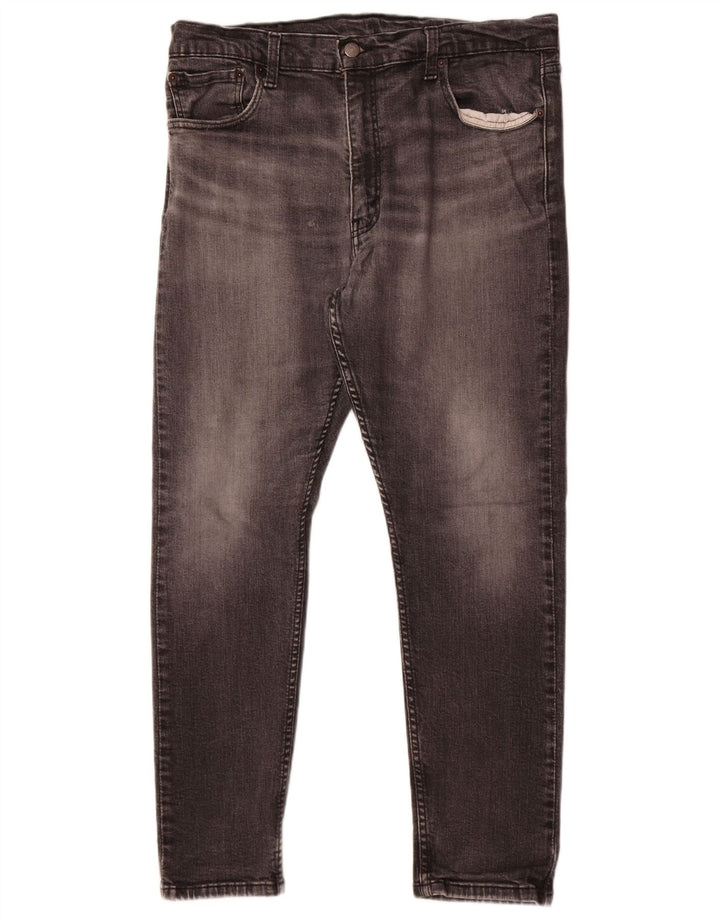 Мужские зауженные джинсы Levi's 512 W38 L30 серые, хлопок