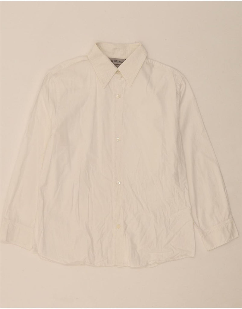 SPORTMAX Womens Shirt UK 16 Large White Vintage Sportmax and Second-Hand Sportmax from Messina Hembry 
