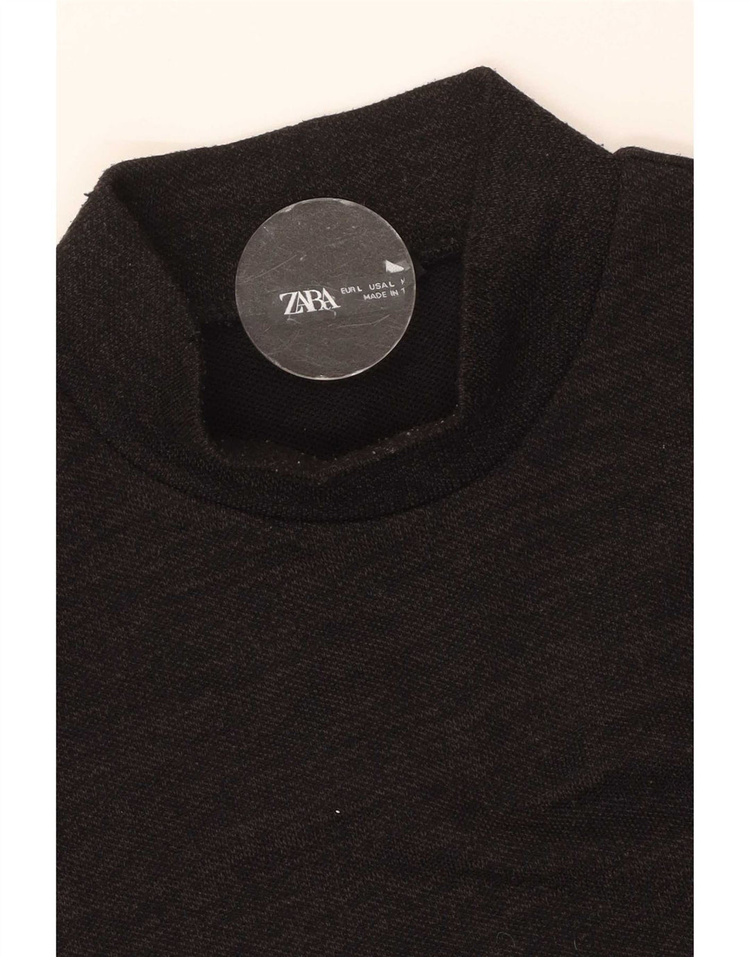 Женский жилет Zara UK 14, большой черный в крапинку