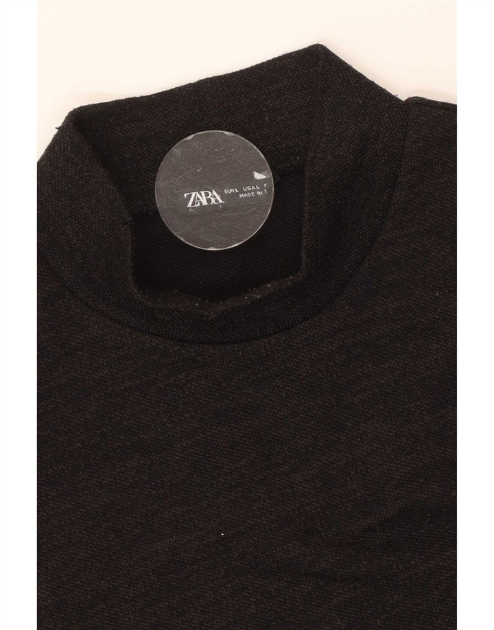 Женский жилет Zara UK 14, большой черный в крапинку