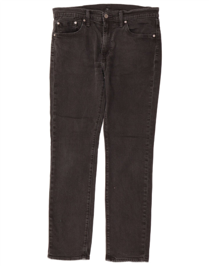 Мужские джинсы Levi's 511 Slim W33 L32 Серые хлопковые