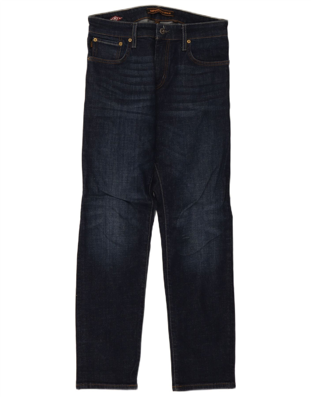 Мужские узкие джинсы Superdry W30 L32, синий хлопок