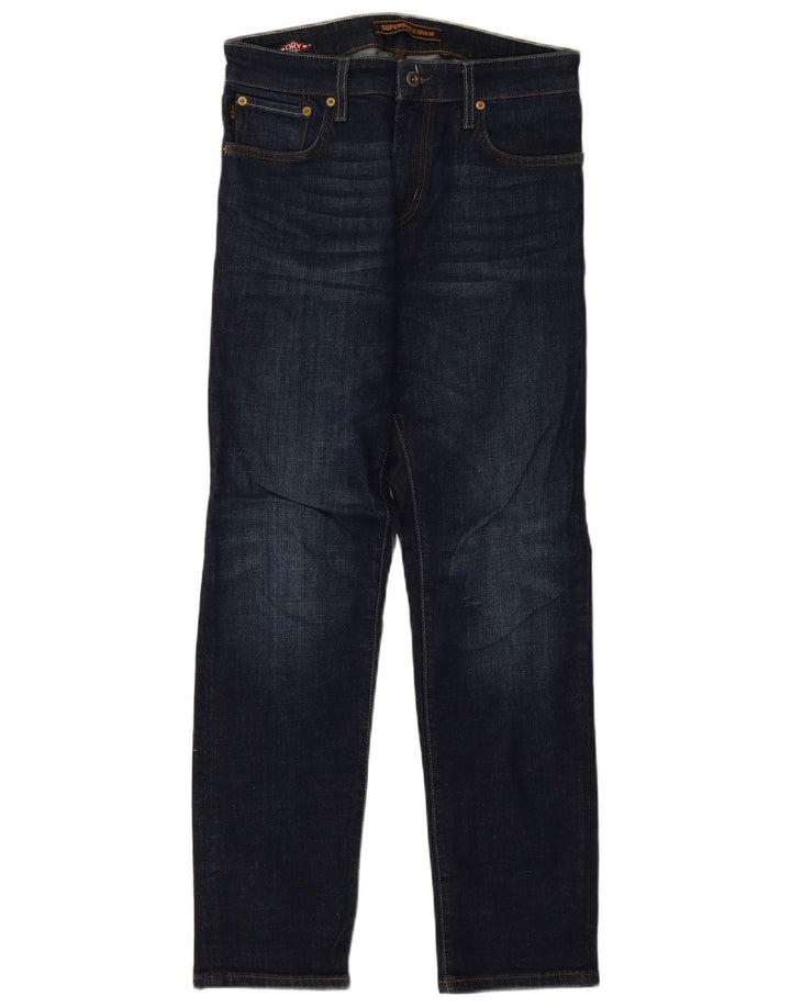Мужские узкие джинсы Superdry W30 L32, синий хлопок