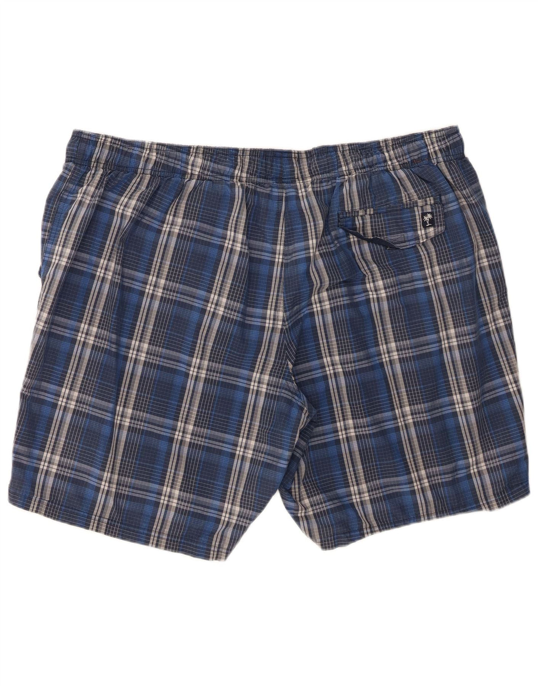 Мужские шорты для плавания Marks & Spencer 2XL, хлопковые, синие в клетку