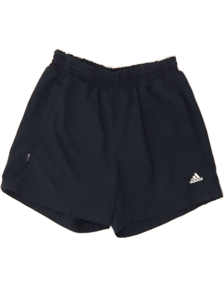 ADIDAS Mens Sport Shorts Small Navy Blue Polyester Vintage Adidas and Second-Hand Adidas from Messina Hembry 